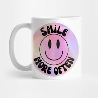 Smile More Often - pale yellow Mug